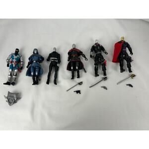 G.I. Joe Cobra Commander & Destro Bundle – 6 Action Figures Loose